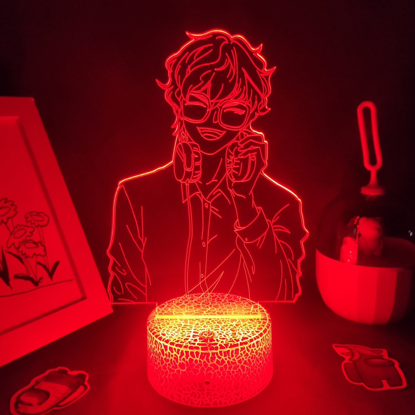 Mystic Messenger Game Figure 707 Seven Luciel 3D Lamps