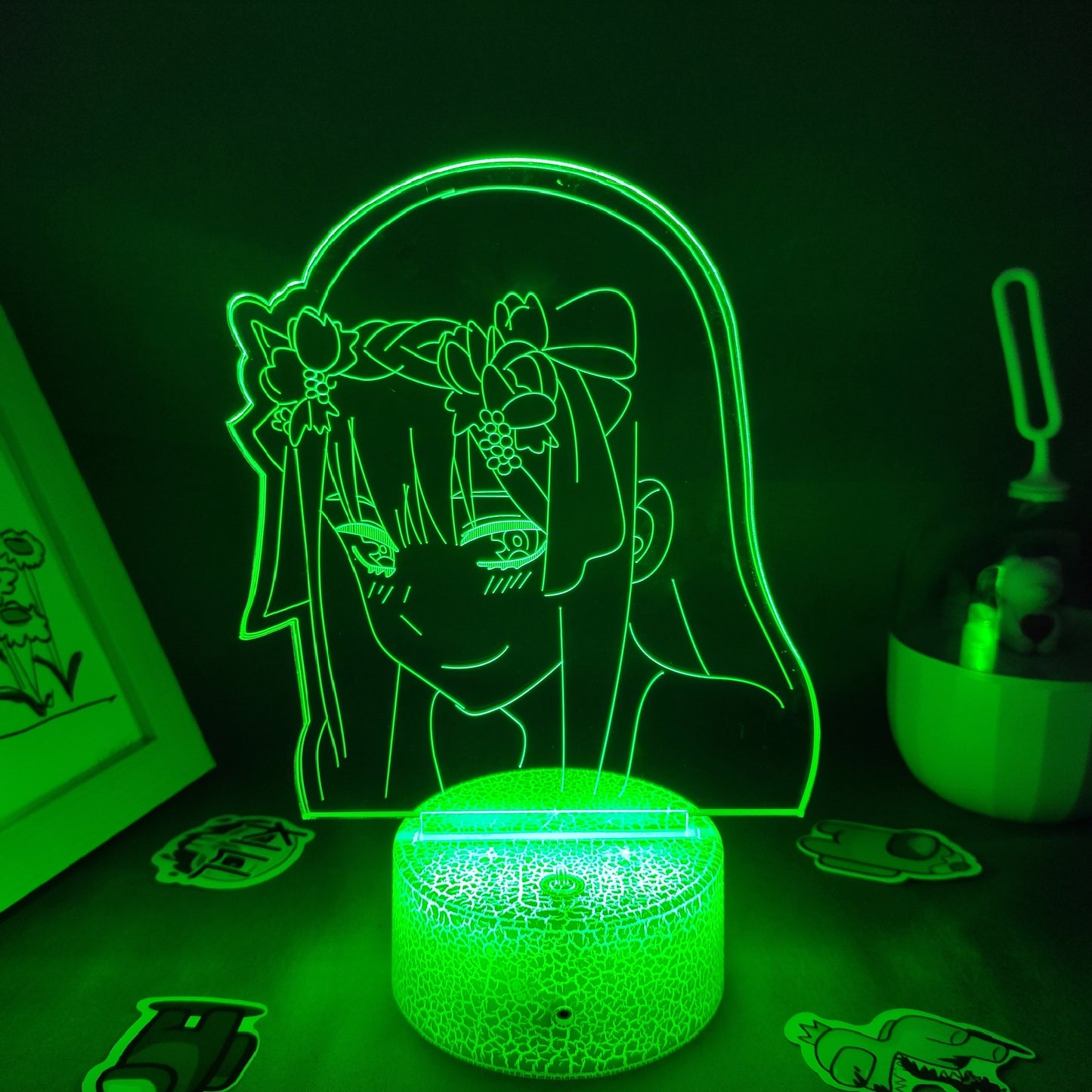 Zero Two 3D LED RGB Night Lights