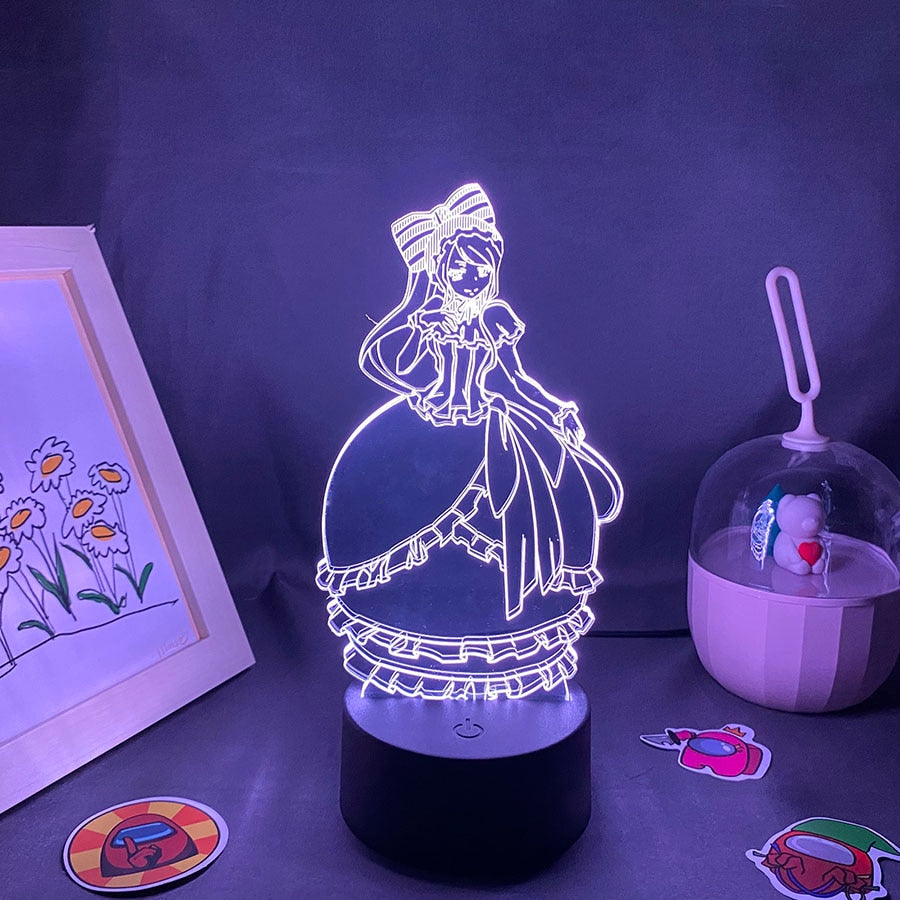 Shalltear Bloodfallen Neon Night Light