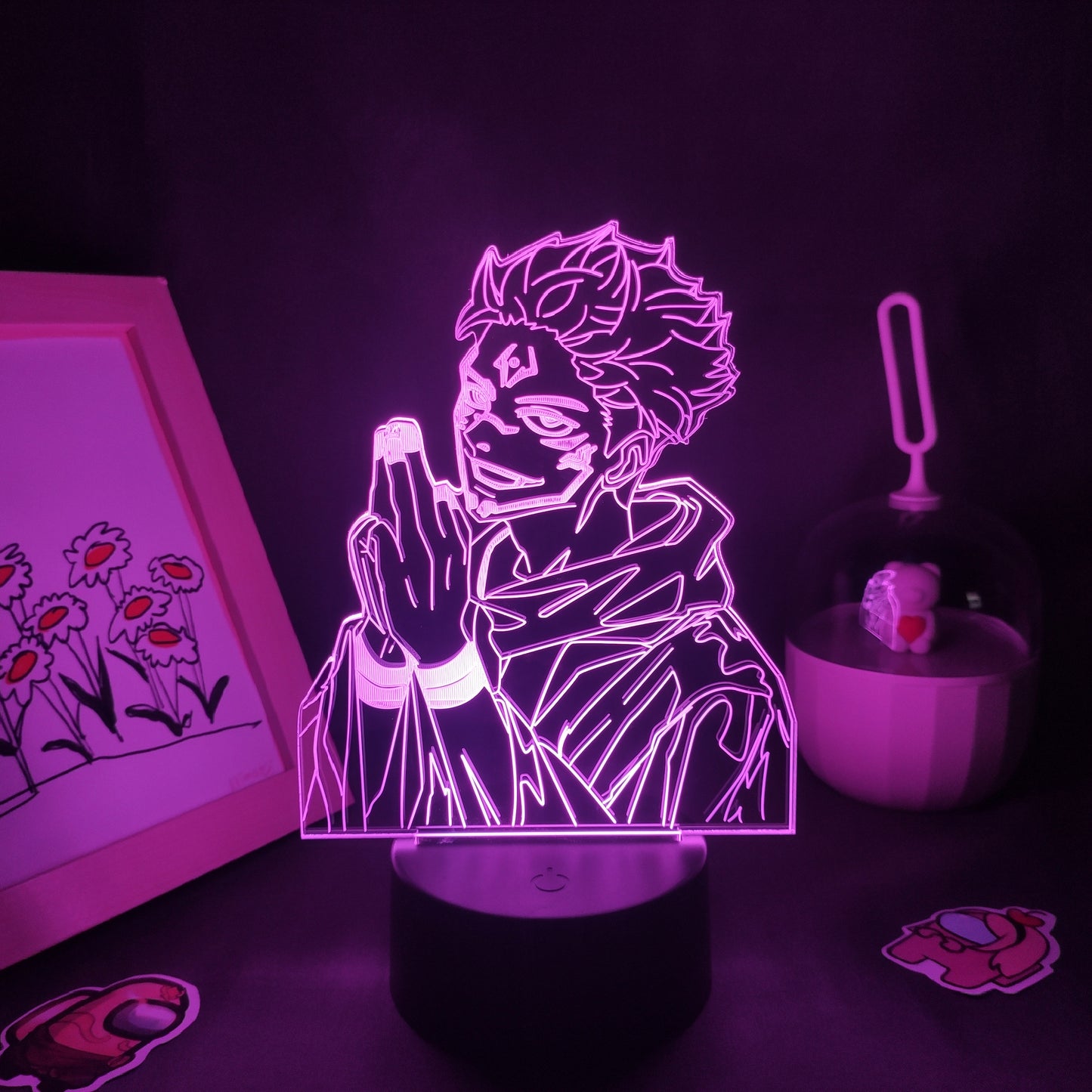 Jujutsu Kaisen Yuji Itadori Ryomen Sukuna Lamp