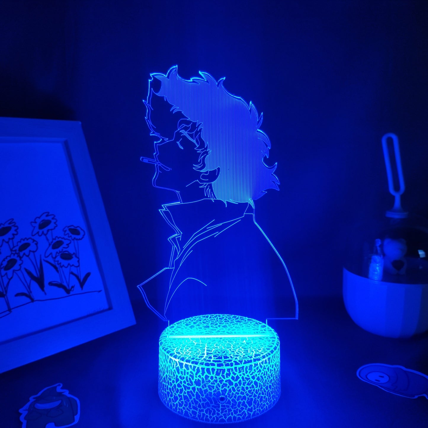 Cowboy Bebop Figures Spike Spiegel 3D Lamps