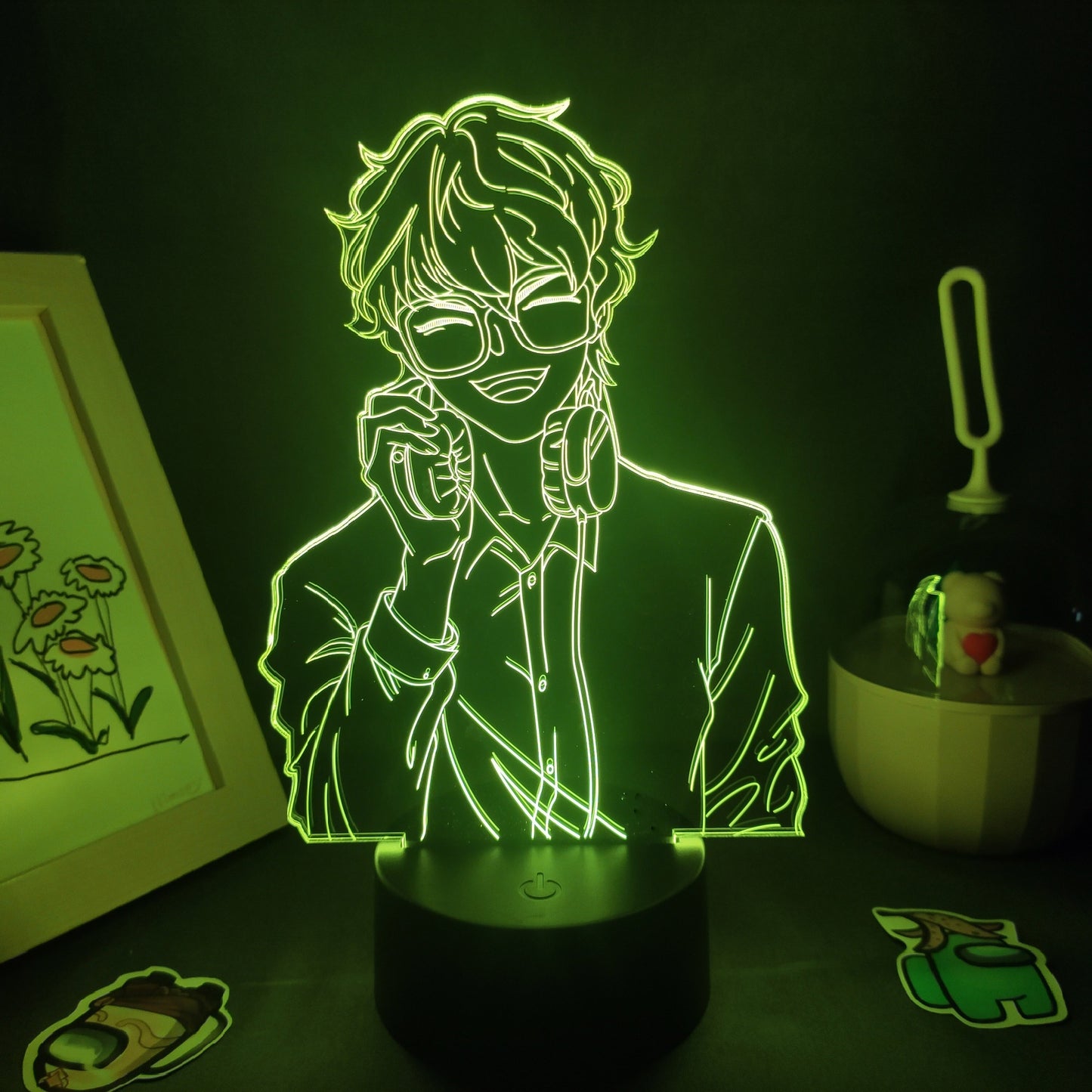 Mystic Messenger Game Figure 707 Seven Luciel 3D Lamps