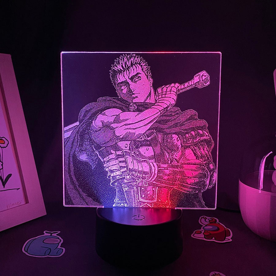 Berserk Figure Guts Night Light