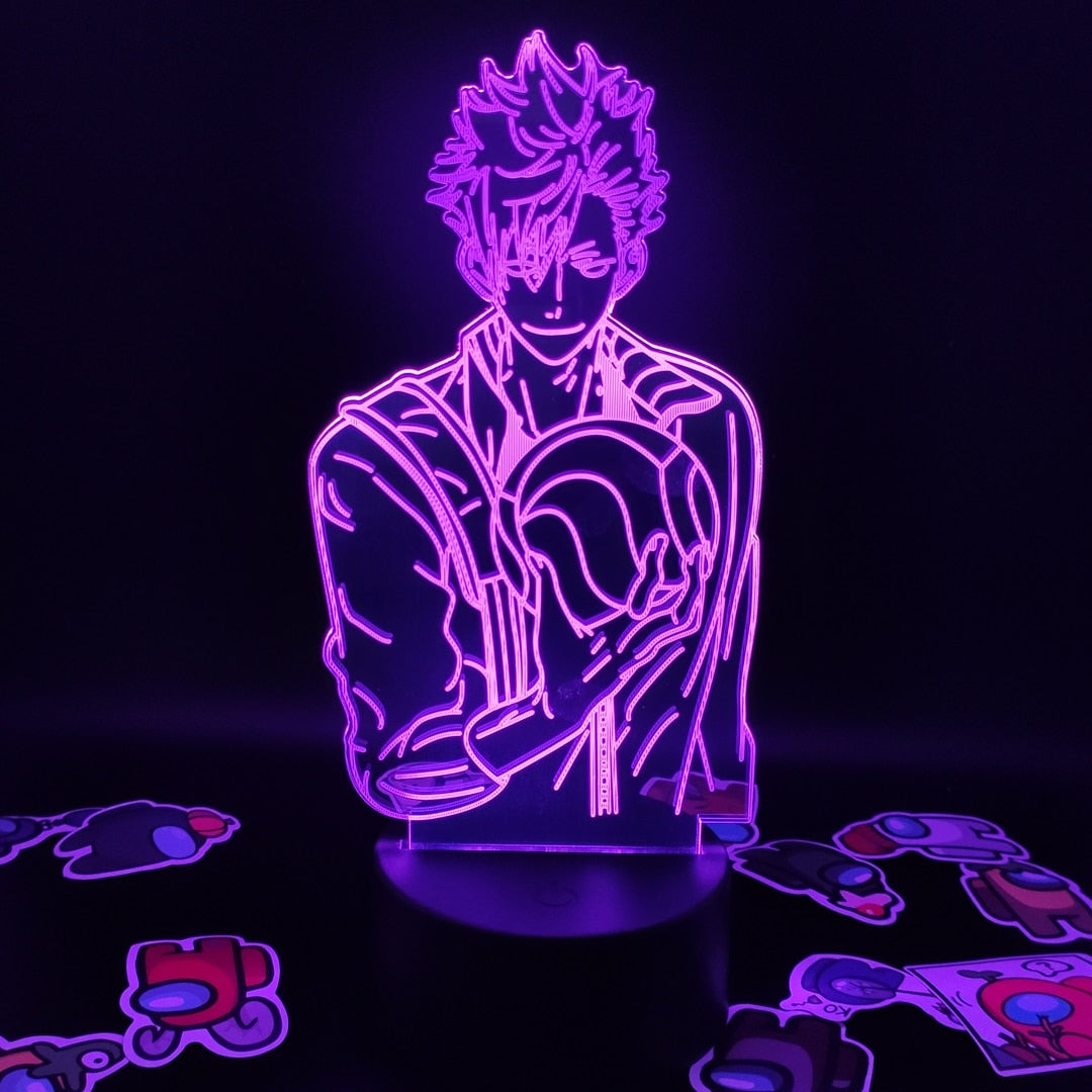 Haikyuu Kuroo Tetsurou Figure 3D Night Lights