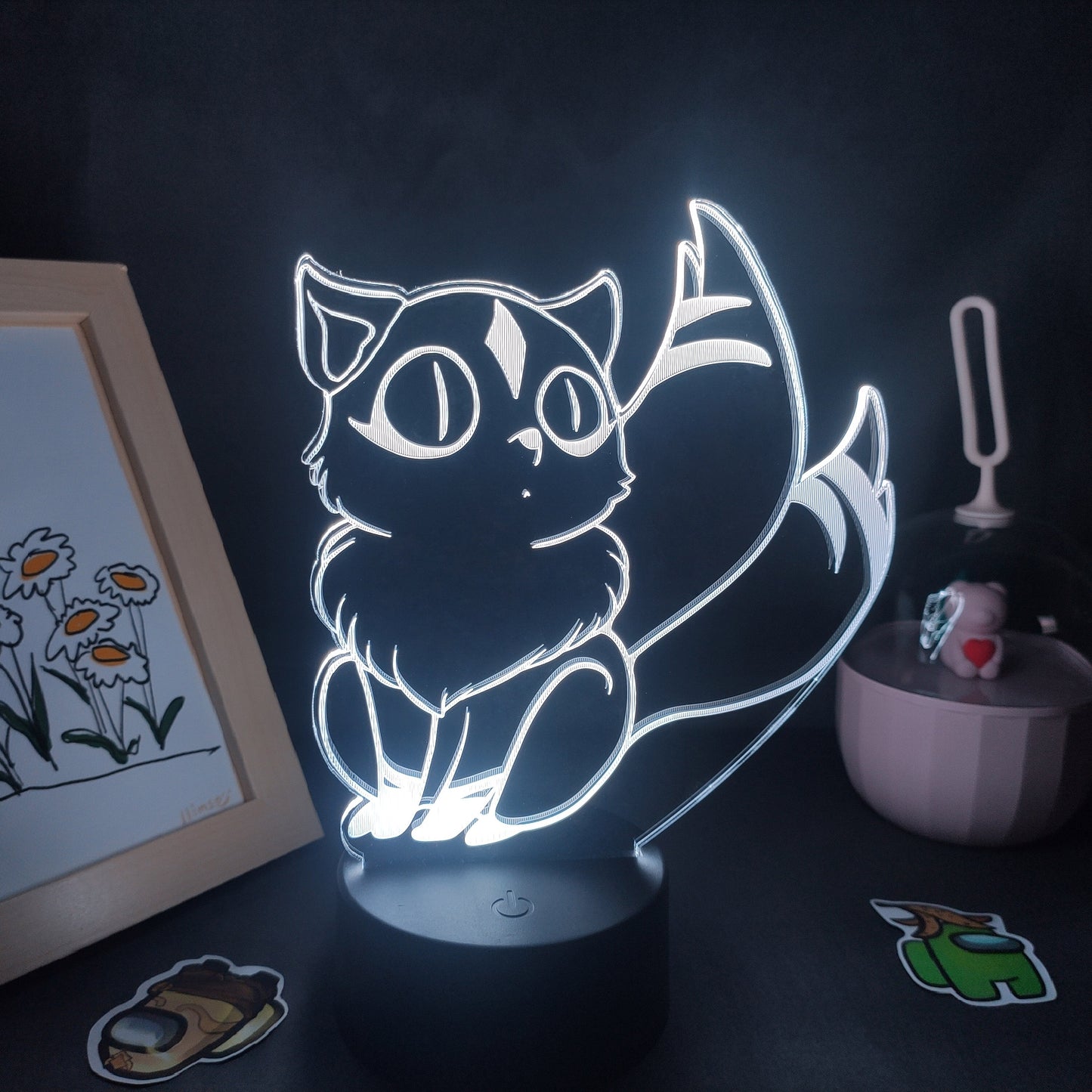 Inuyasha Kirara Nekomata 3D Colorful Lava Lamps