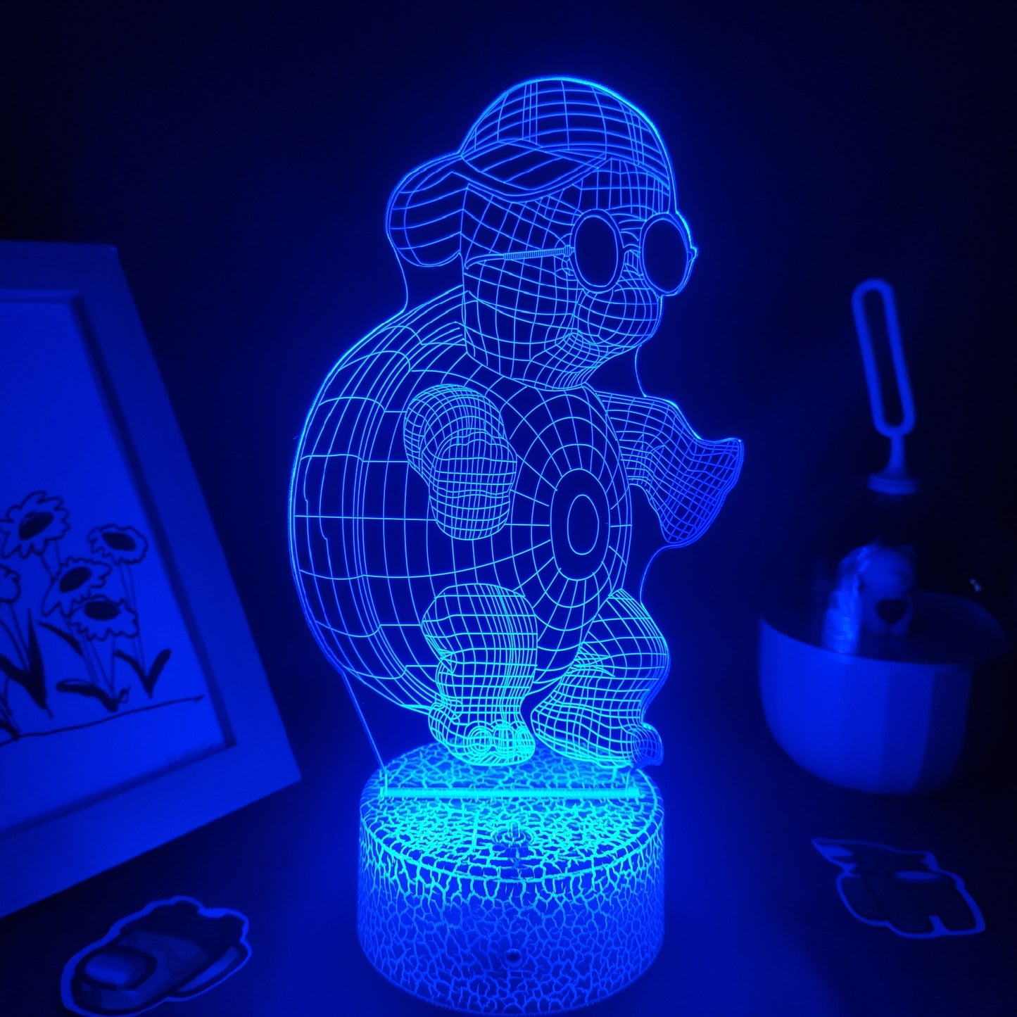 Cute Animal Tortoise 3D Illusion LED Neon Lamps