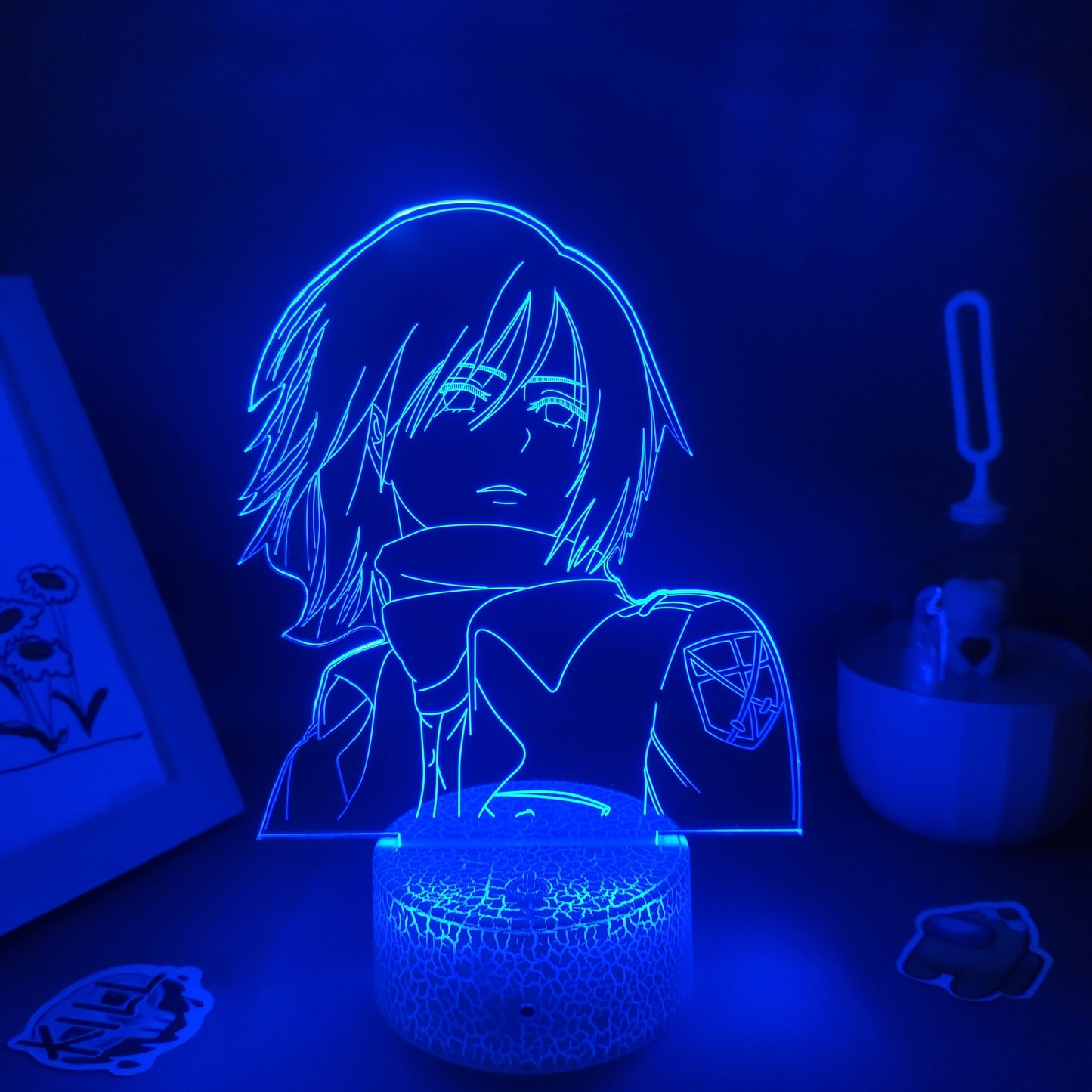 Mikasa Ackerman Attack on Titan 3D Lava Lamp