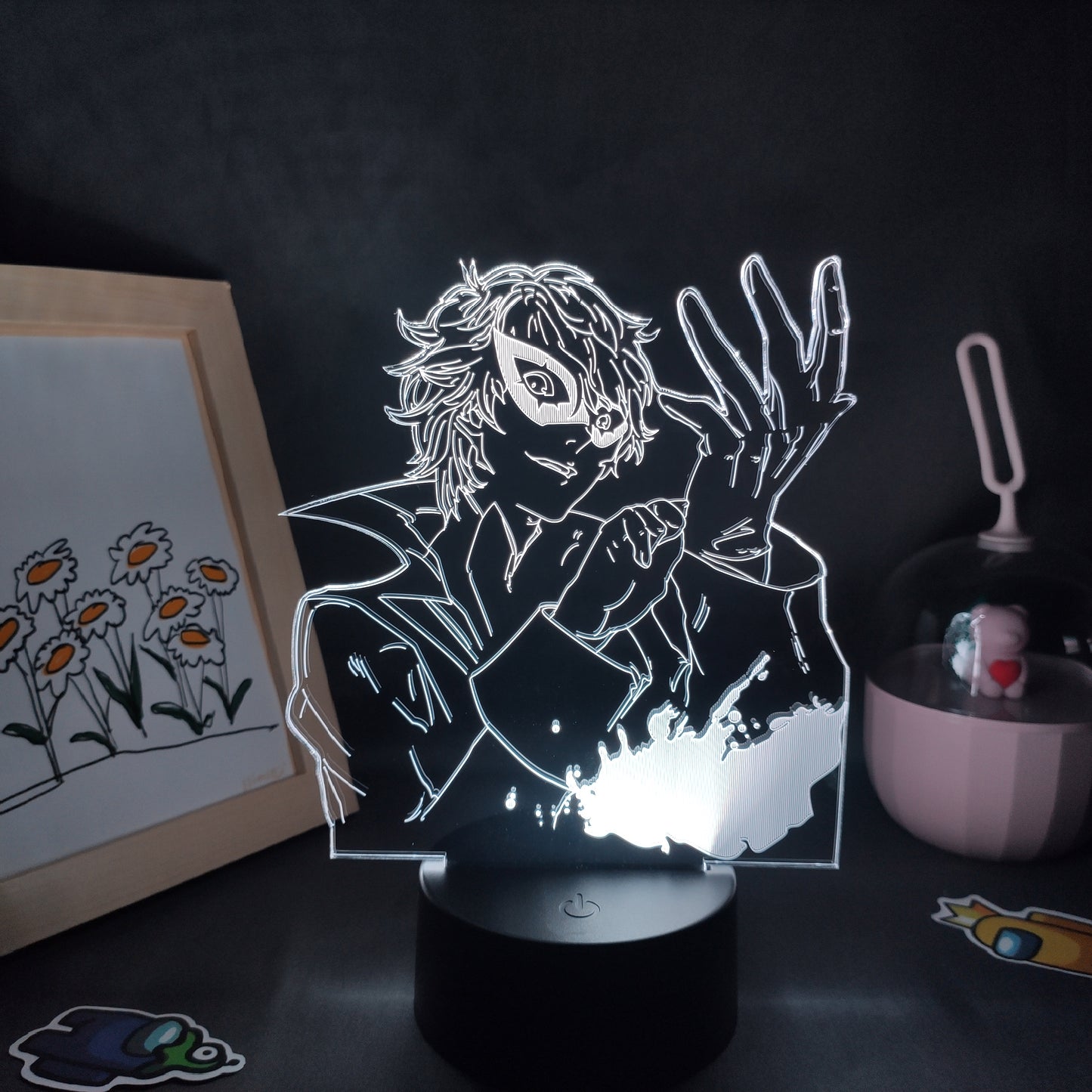 Figure Ren Amamiya 3D Lamp