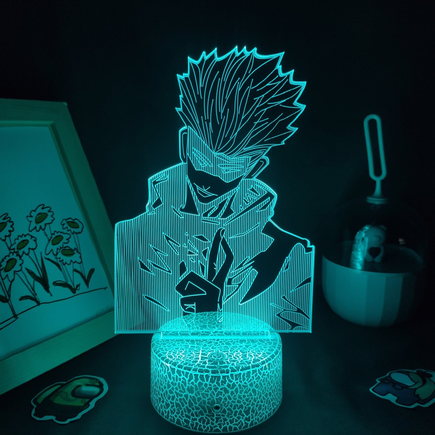 Jujutsu Kaisen Figure Gojo Satoru 3D LED Lamps