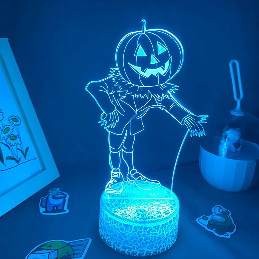 Halloween 3D Pumpkin LED Lava Lamp