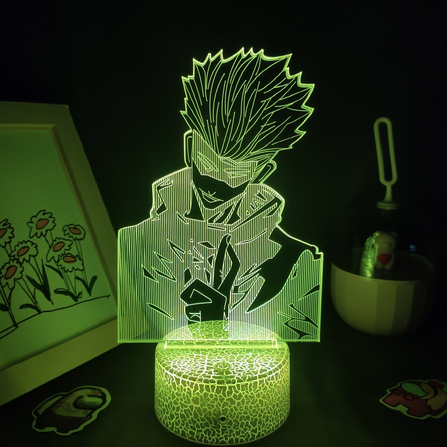 Jujutsu Kaisen Figure Gojo Satoru 3D LED Lamps