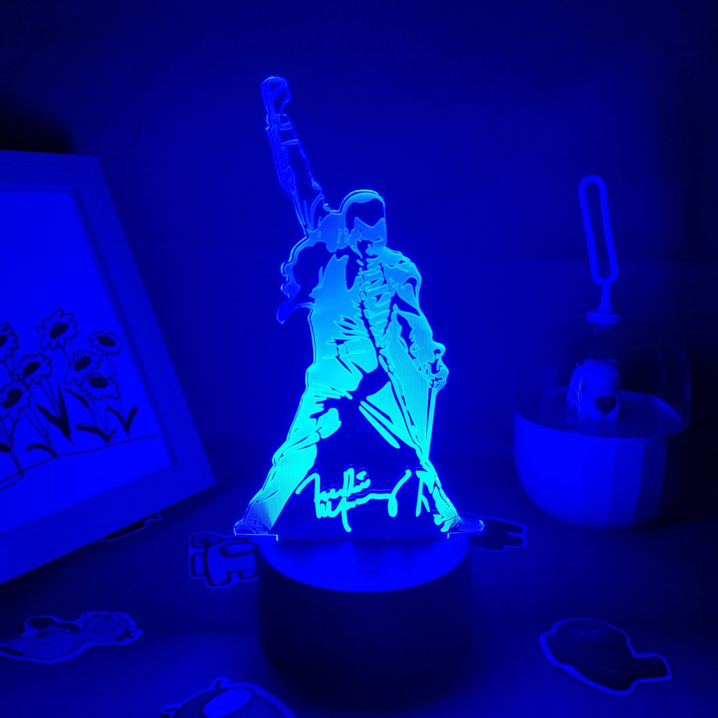 Queen Freddie Mercury 3D Figure Night Lights