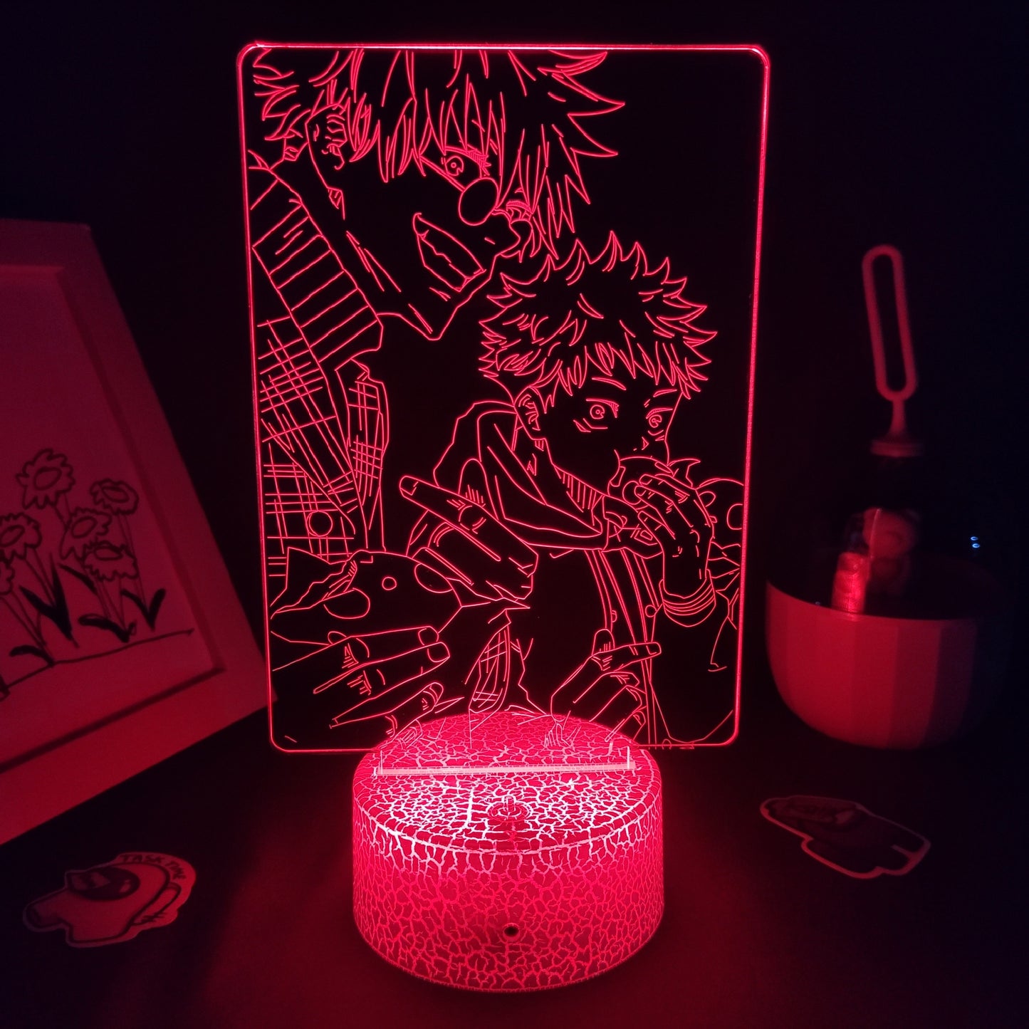 Jujutsu Kaisen Itadori Yuji Gojo Satoru 3D LED Lamps