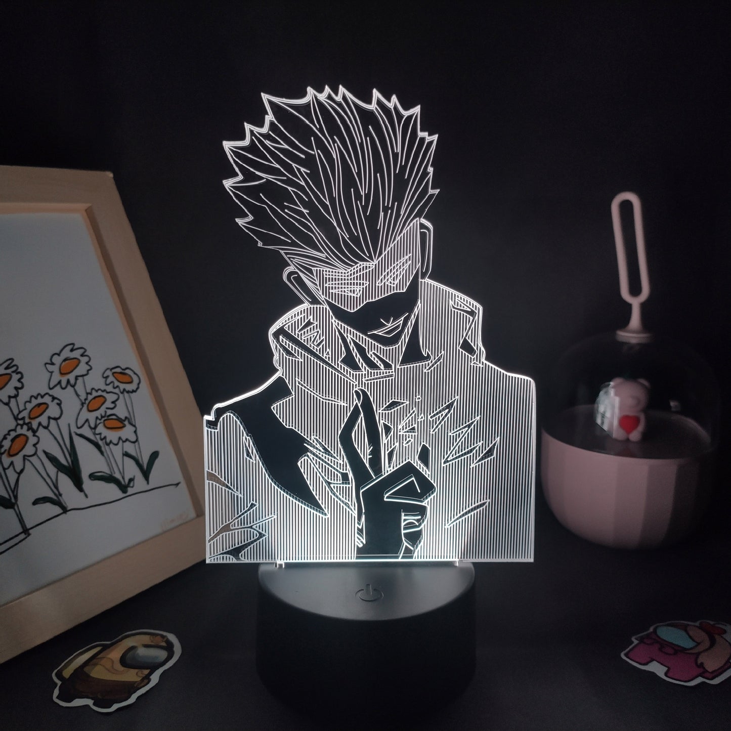 Jujutsu Kaisen Figure Gojo Satoru 3D LED Lamps