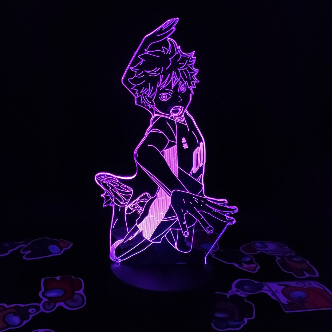 Haikyuu Hinata Shoyo 3D illusion Night light