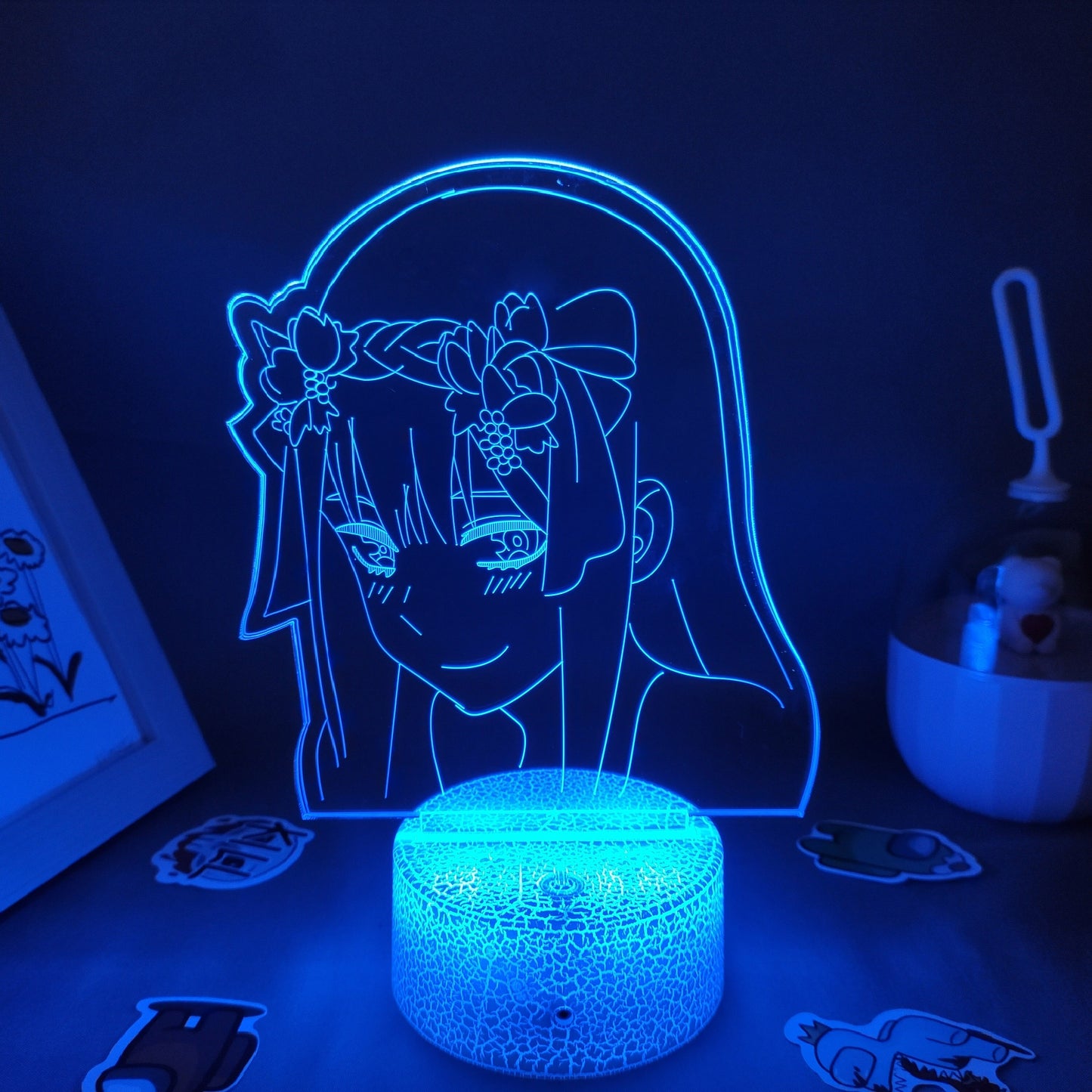 Zero Two 3D LED RGB Night Lights