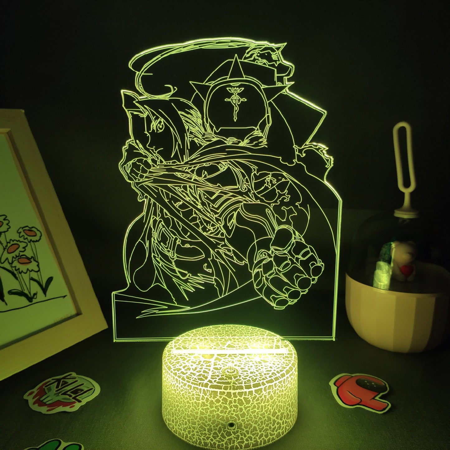 Fullmetal Alchemist Edward Elric Night Light