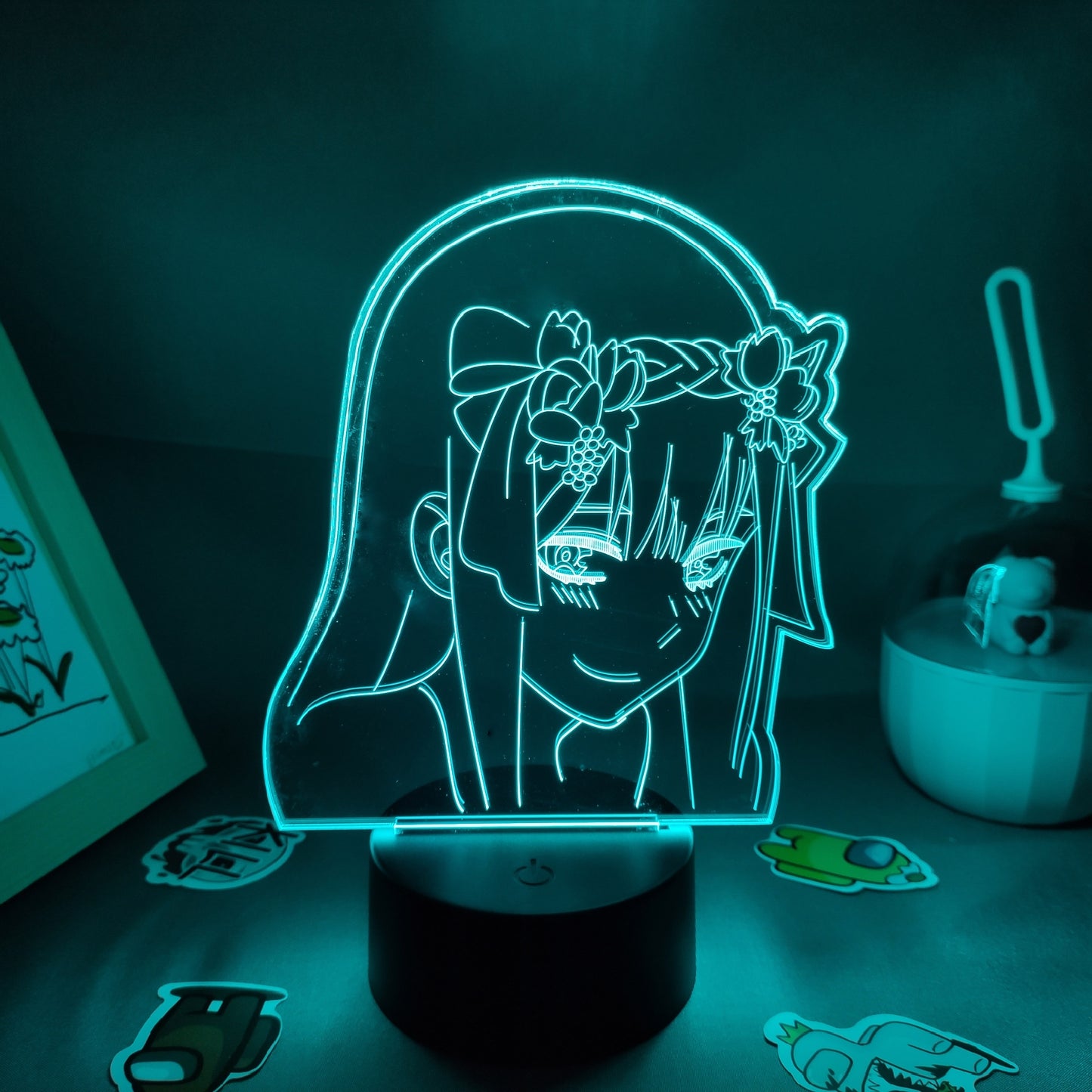 Zero Two 3D LED RGB Night Lights