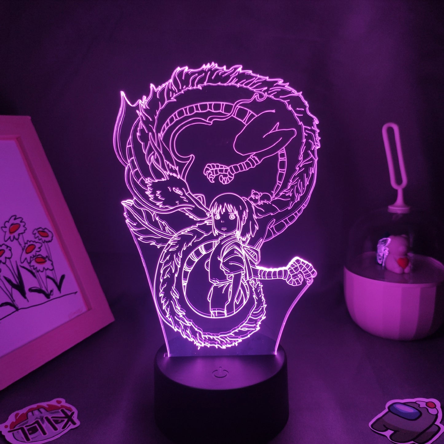 Spirited Away White Dragon Led Neon Night Lights