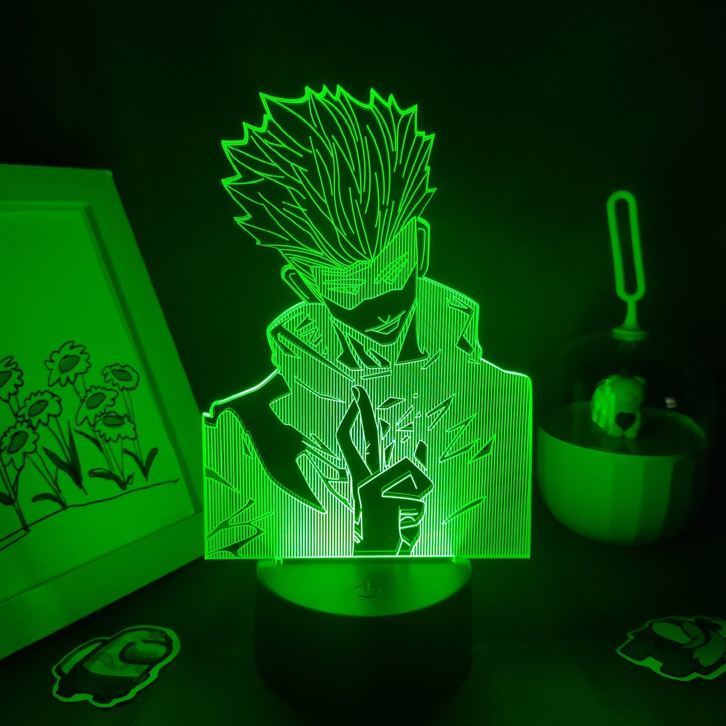 Jujutsu Kaisen Figure Gojo Satoru 3D LED Lamps