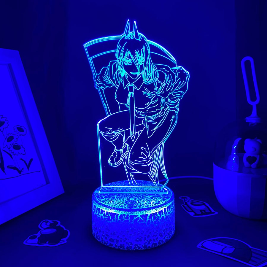 Chainsaw Man Figure Power Lava Lamp