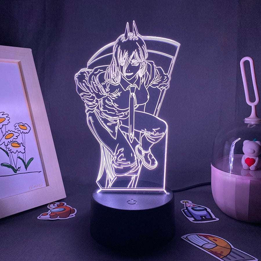 Chainsaw Man Figure Power Lava Lamp