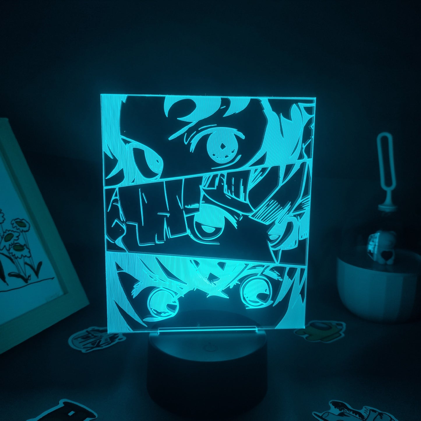 Demon Slayer Figure 3D LED Neon Night Lights