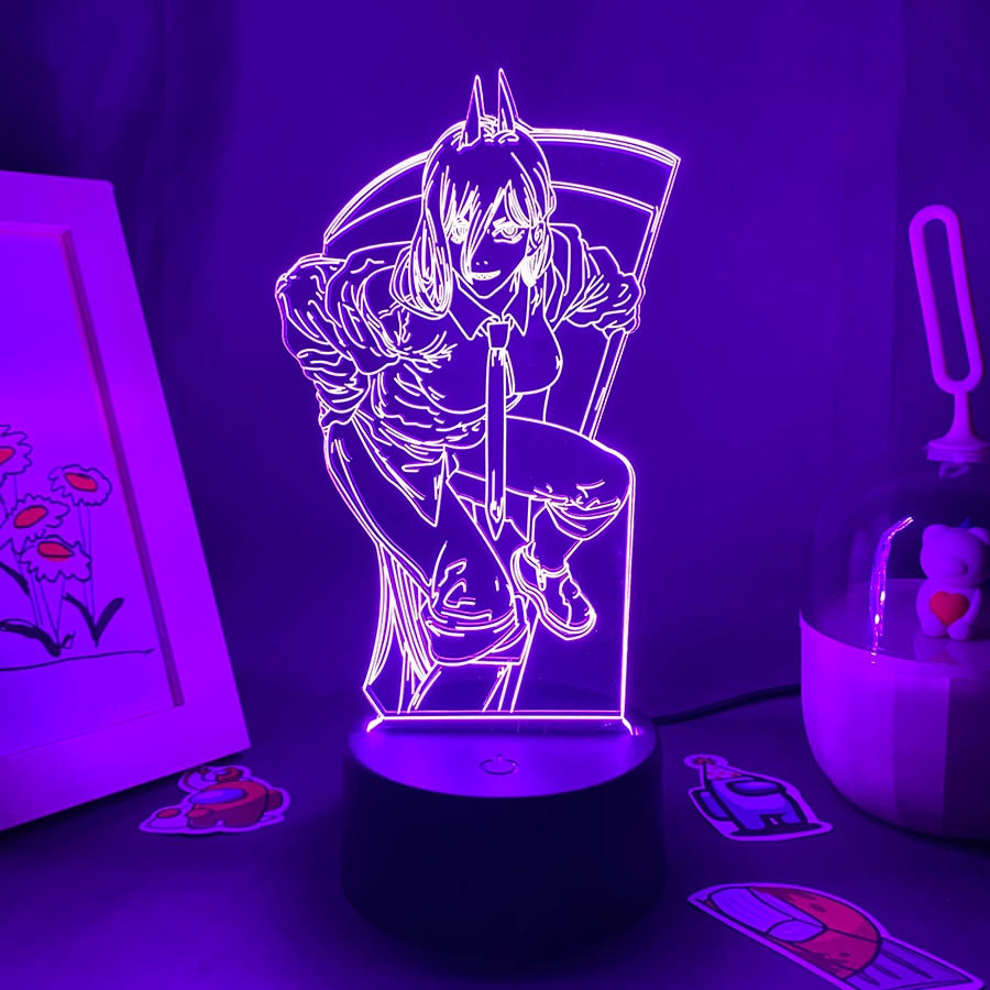 Chainsaw Man Figure Power Lava Lamp