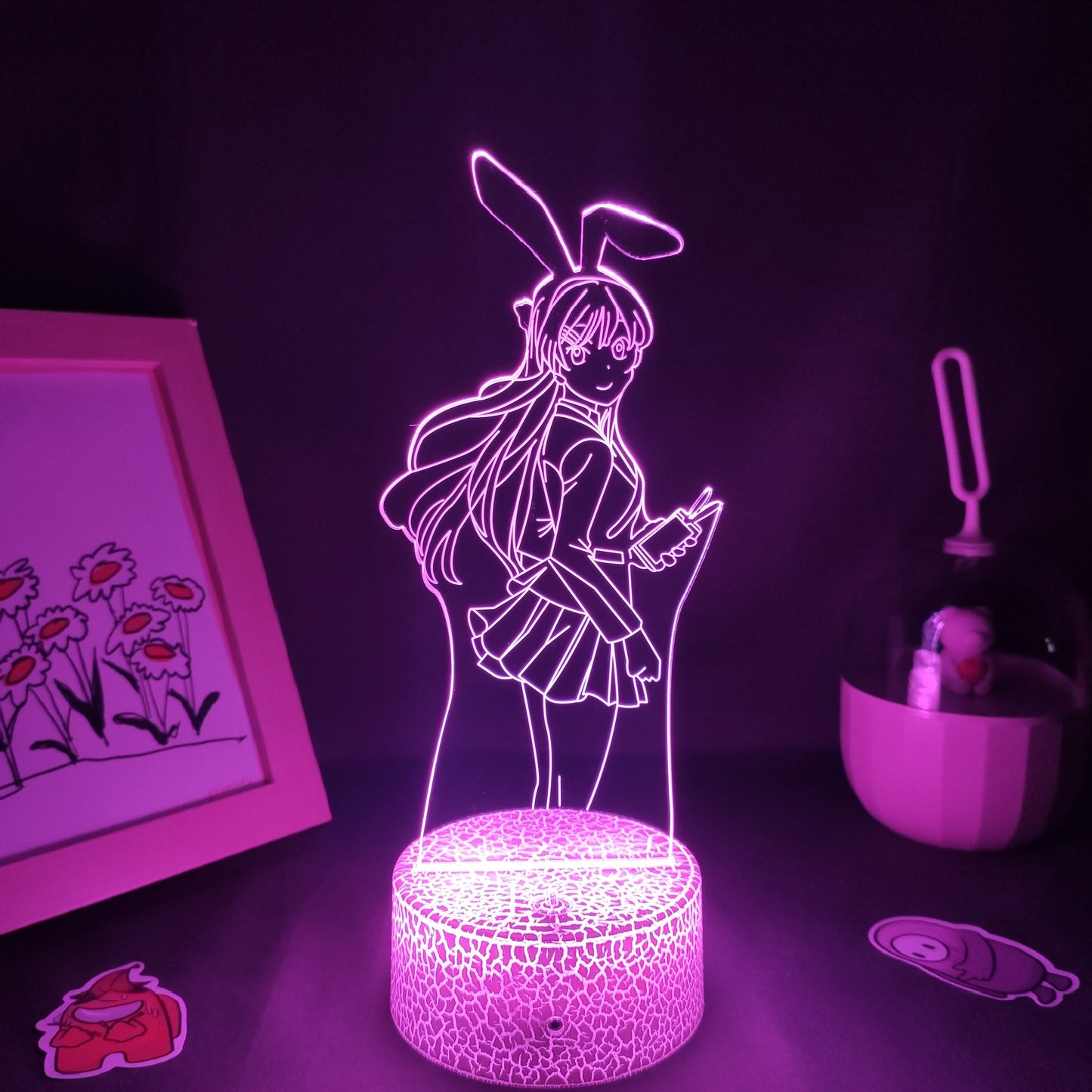 Bunny Girl Figure Sakurajima Mai Night Lights