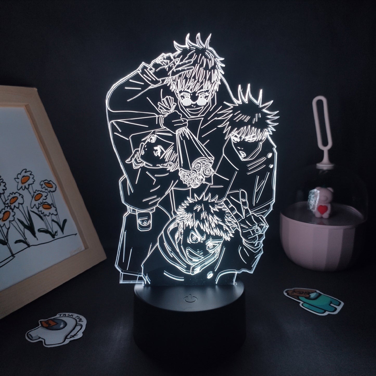 Jujutsu Kaisen Figure Yuji Itadori Gojo Satoru Team Lamps