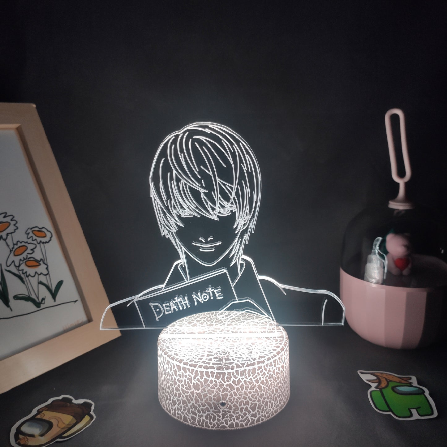 Death Note Yagami Light 3D Led Lamps Night Lights