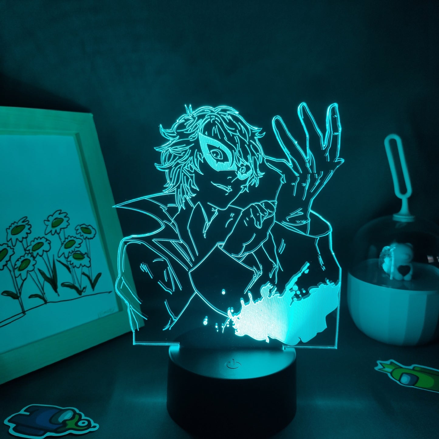 Figure Ren Amamiya 3D Lamp