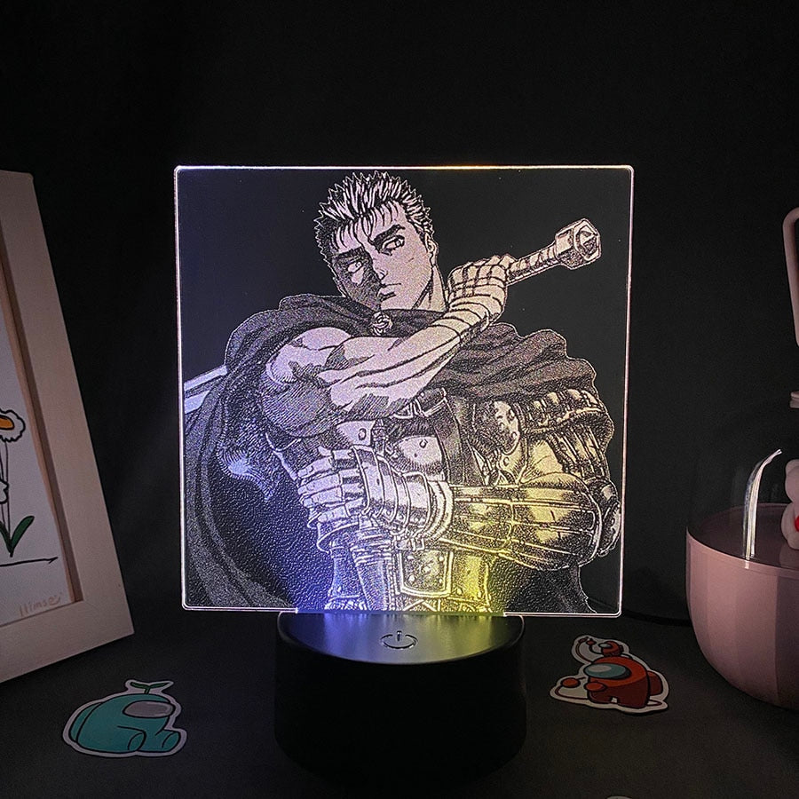 Berserk Figure Guts Night Light