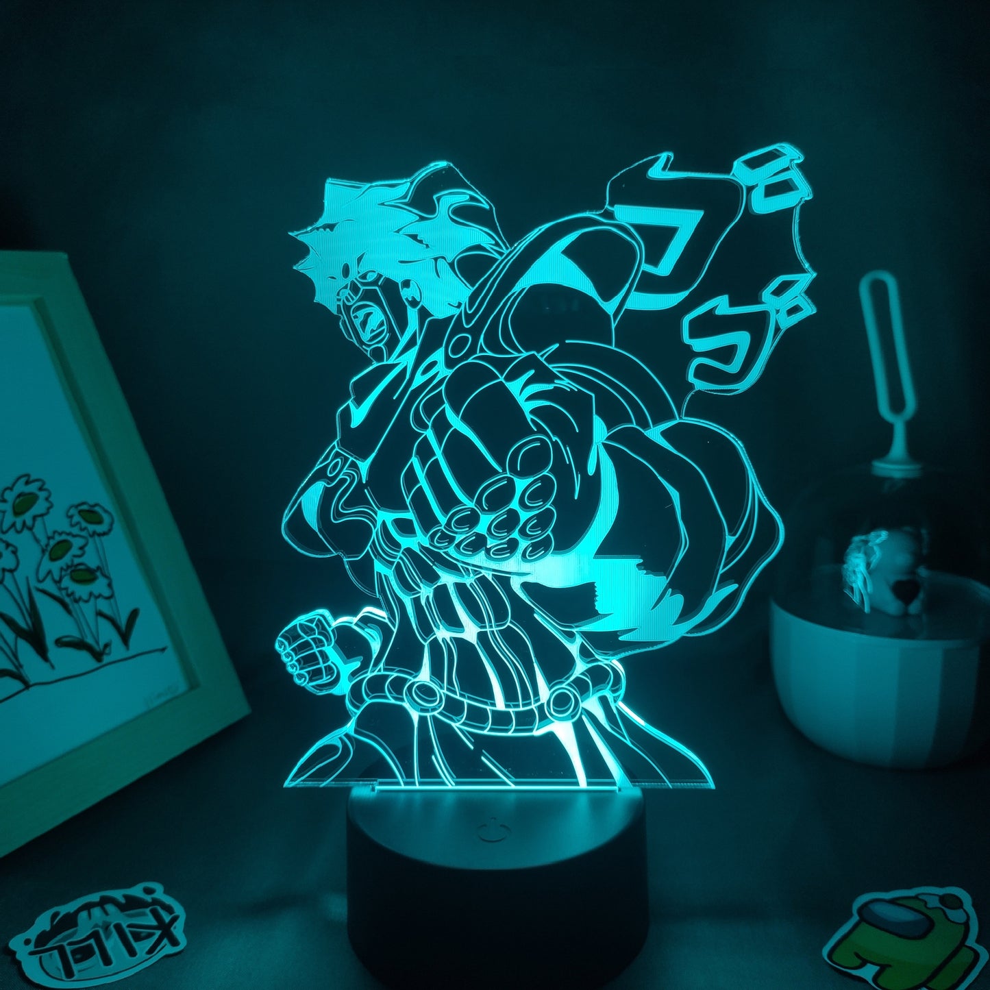 JoJos Bizarre Adventure Jonathan Joestar 3D Lava Lamp