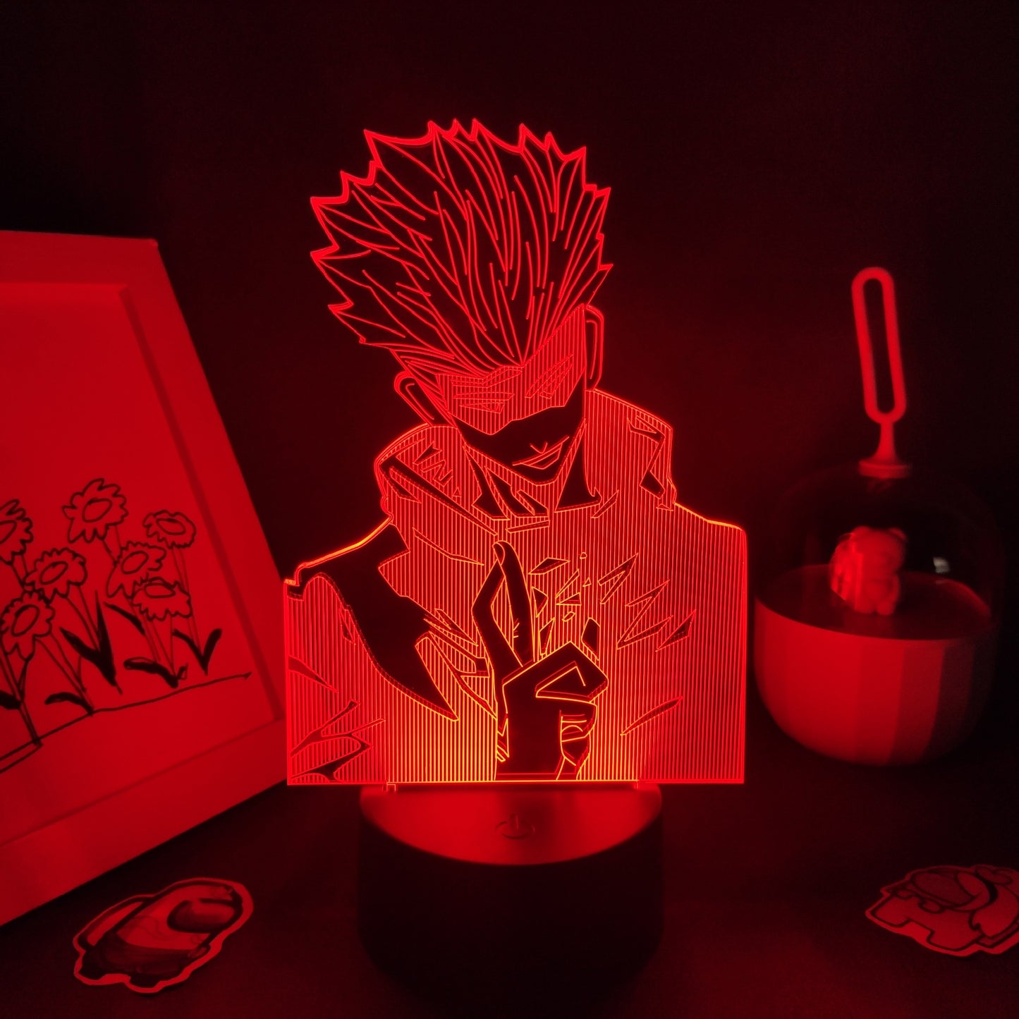 Jujutsu Kaisen Figure Gojo Satoru 3D LED Lamps