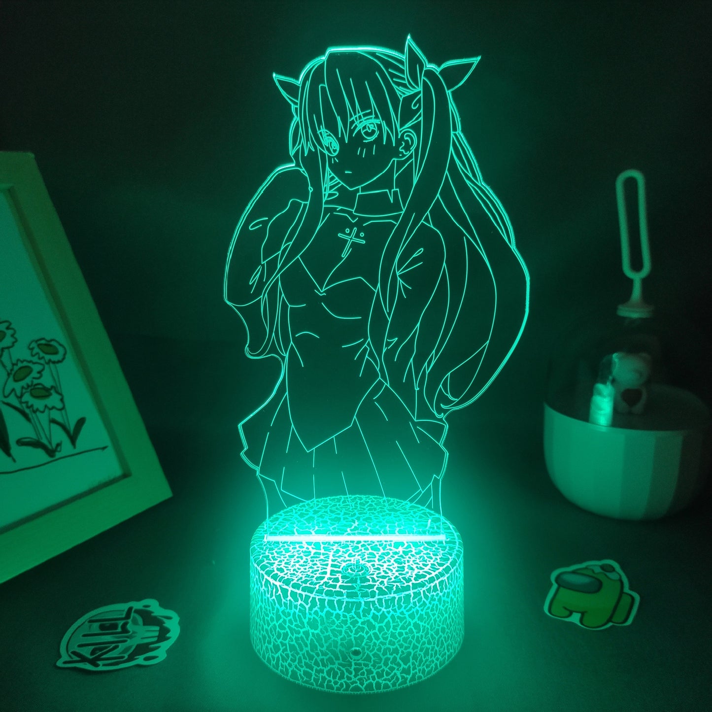 Tohsaka Rin Fate Stay 3D Lava Lamps