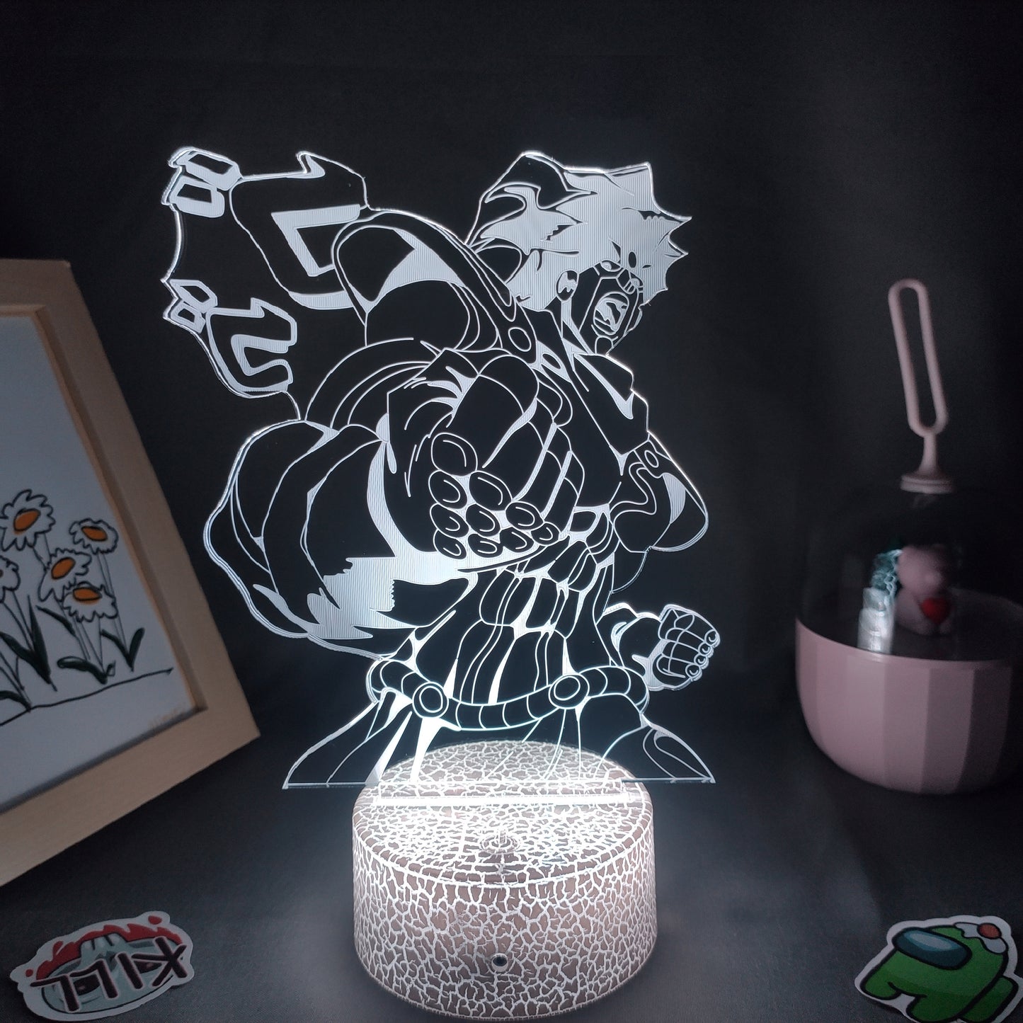 JoJos Bizarre Adventure Jonathan Joestar 3D Lava Lamp