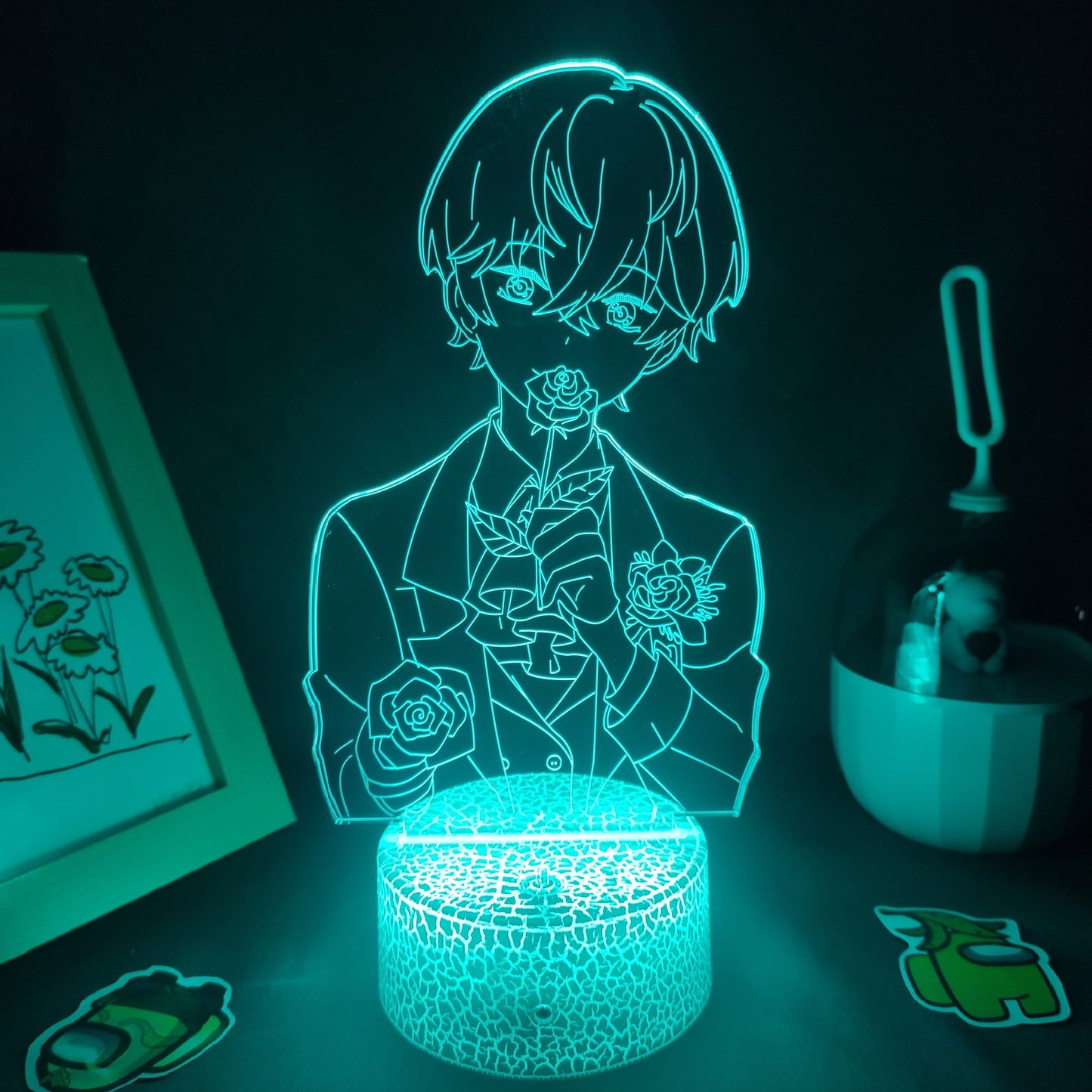 Mystic Messenger Game Figure Zenny 3D Led Lamps