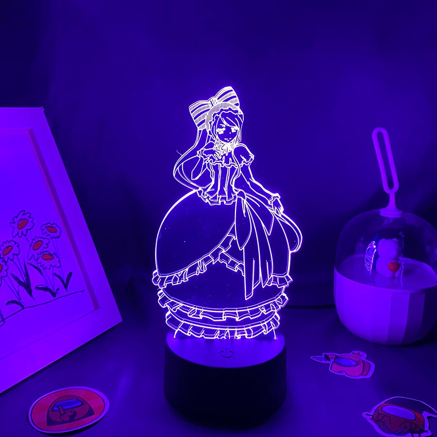 Shalltear Bloodfallen Neon Night Light