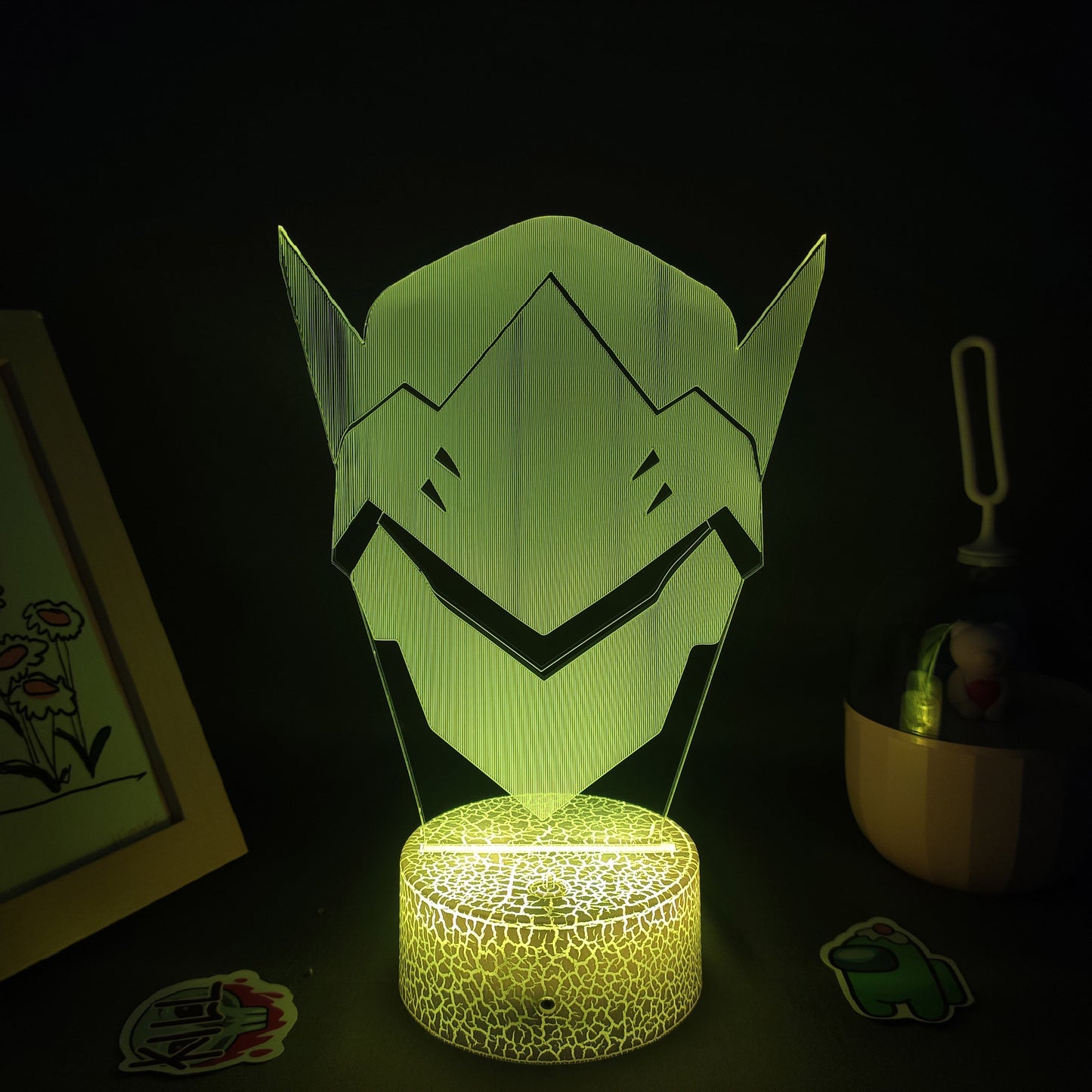 OW Game Figure Shimada Genji 3D Lamps