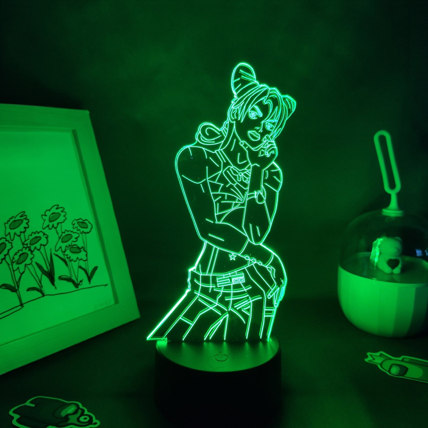 JoJo Bizarre Adventure Figure Jolyne Cujoh 3D Led Lamps