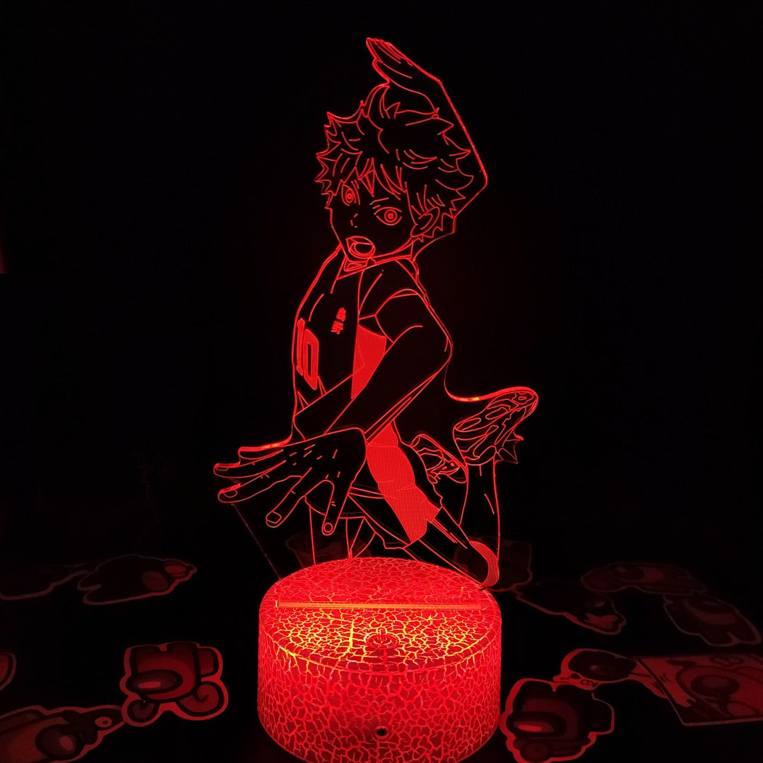 Haikyuu Hinata Shoyo 3D illusion Night light