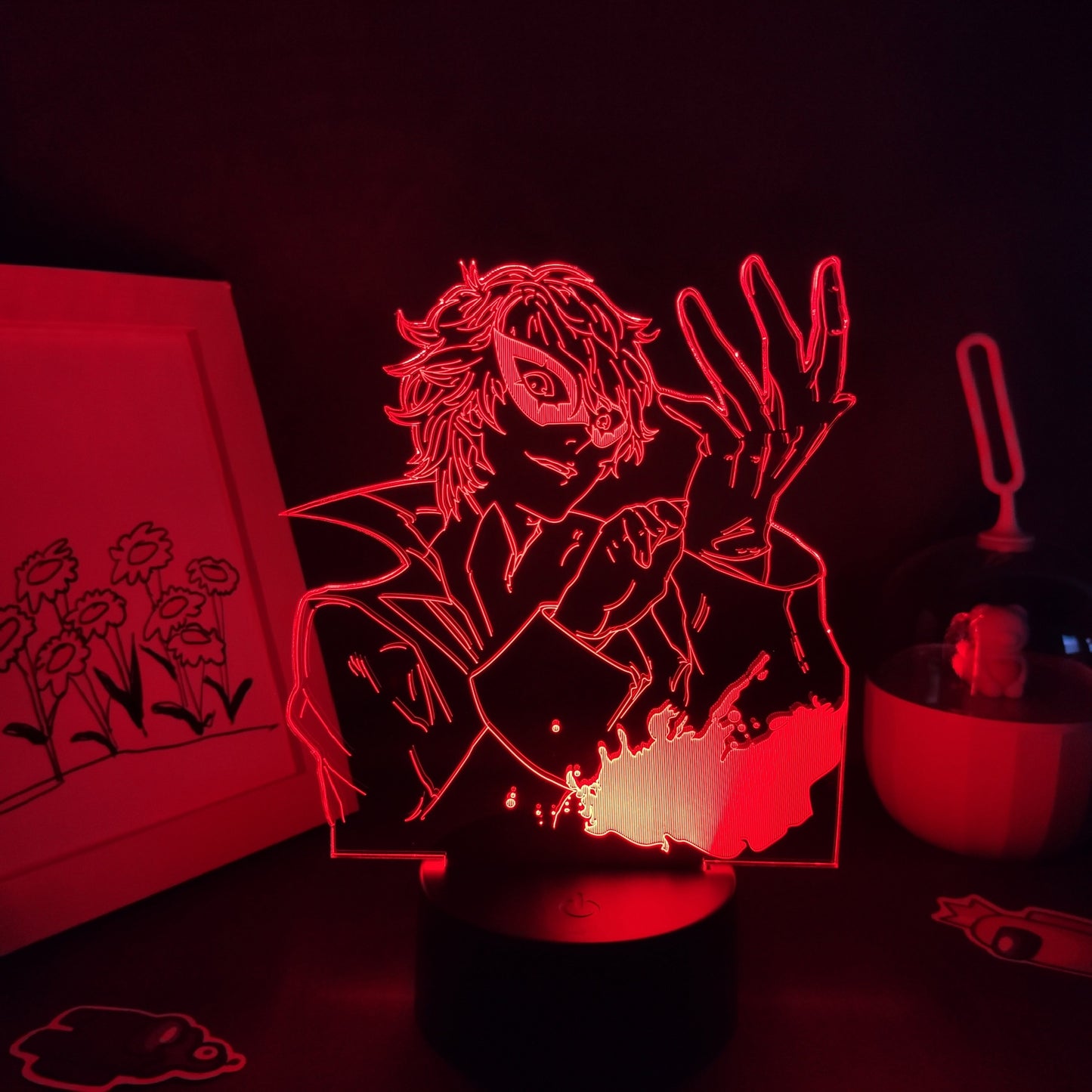 Figure Ren Amamiya 3D Lamp