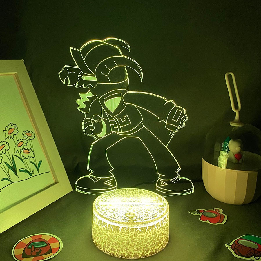 Game Friday Night Funkin Figure Tabi 3D Lamp