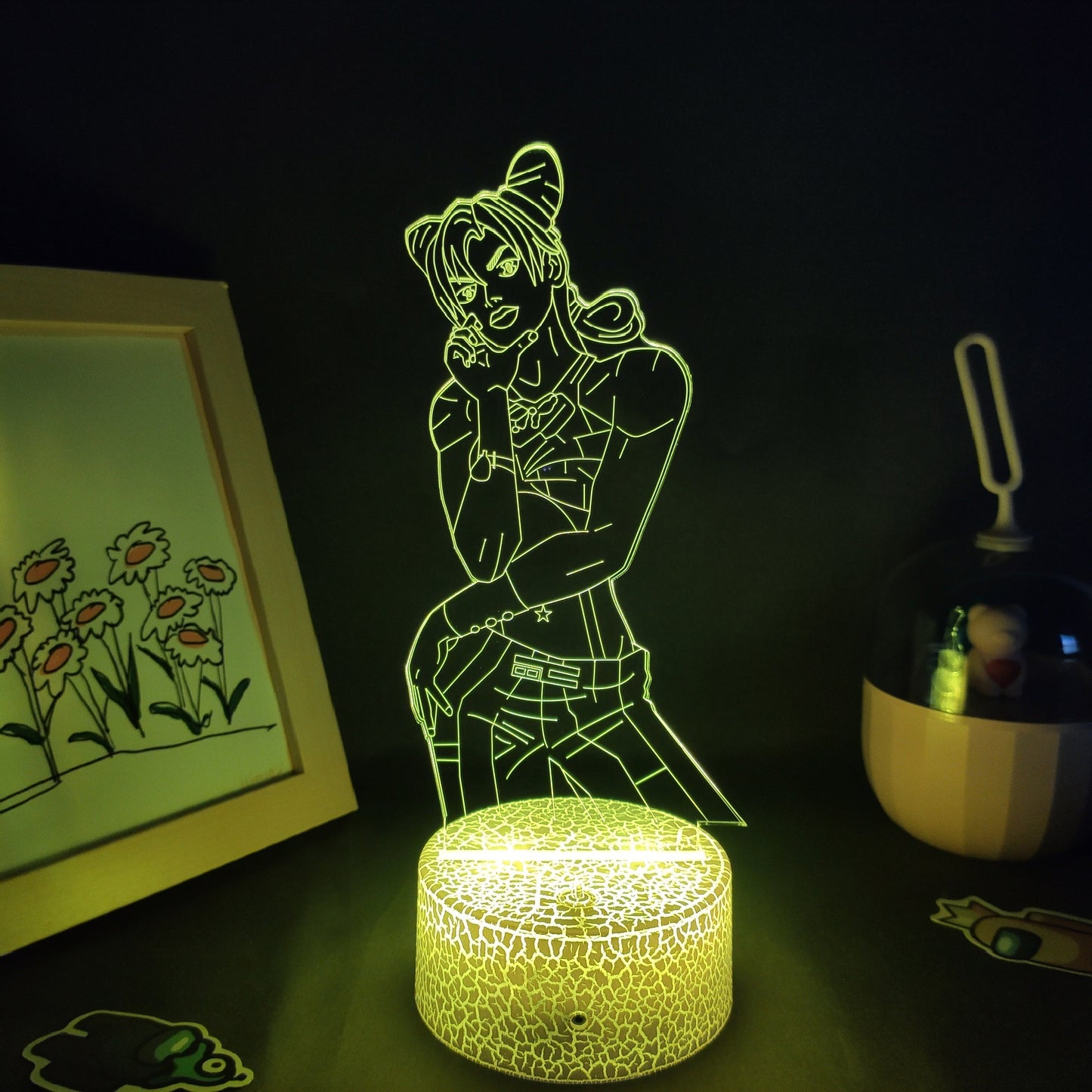 JoJo Bizarre Adventure Figure Jolyne Cujoh 3D Led Lamps