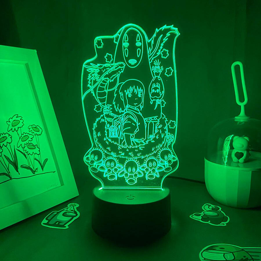 Spirited Away White Dragon Led Night Lights