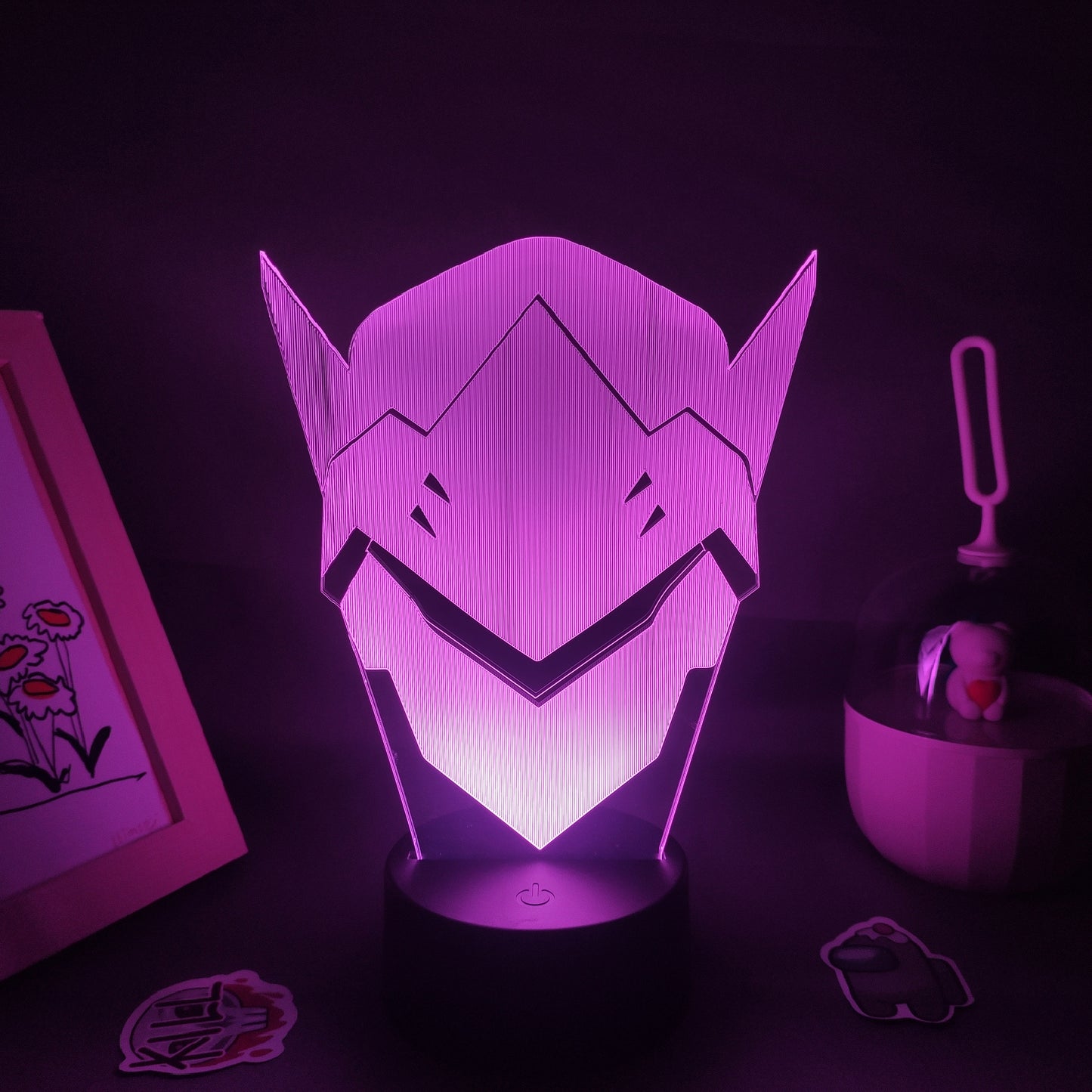 OW Game Figure Shimada Genji 3D Lamps