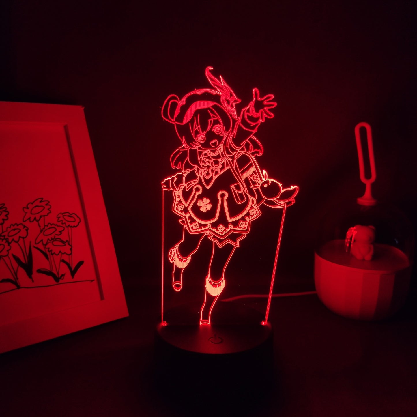 Genshin Impact Game Figure Klee 3D Lava Lamp