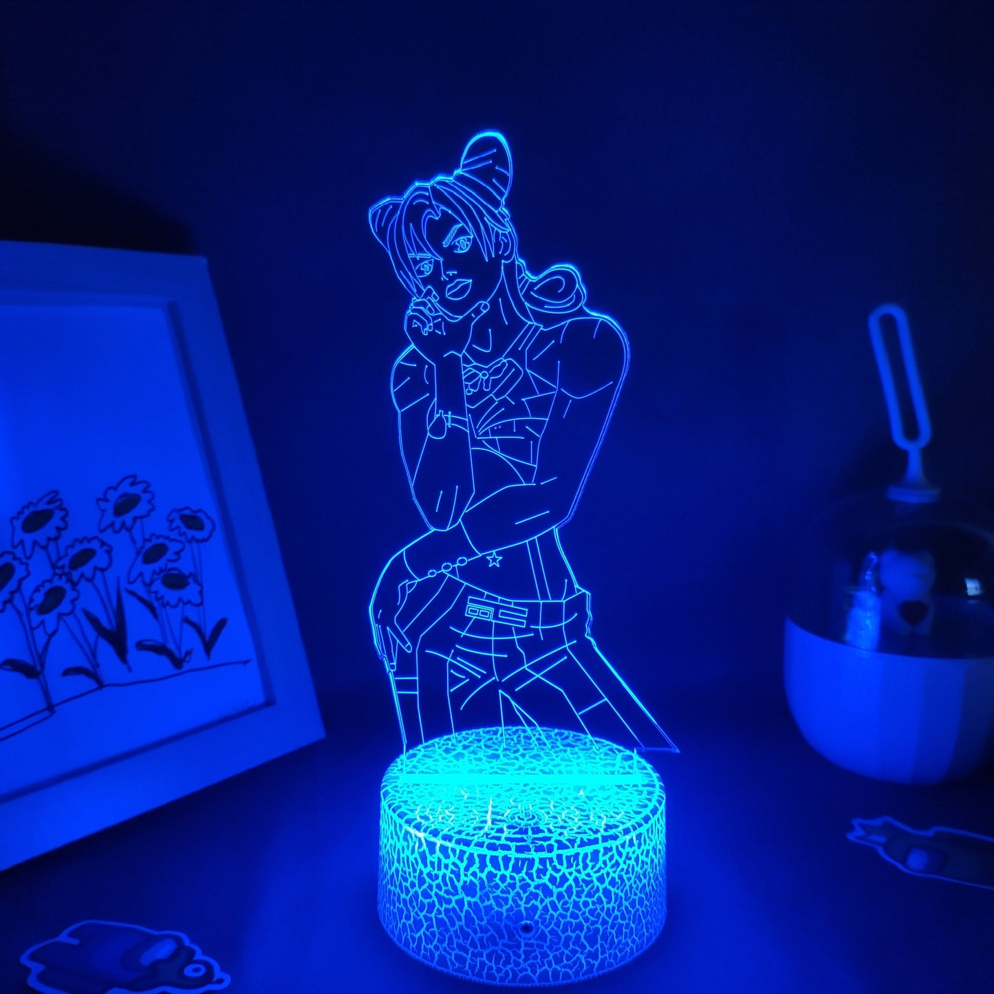 JoJo Bizarre Adventure Figure Jolyne Cujoh 3D Led Lamps