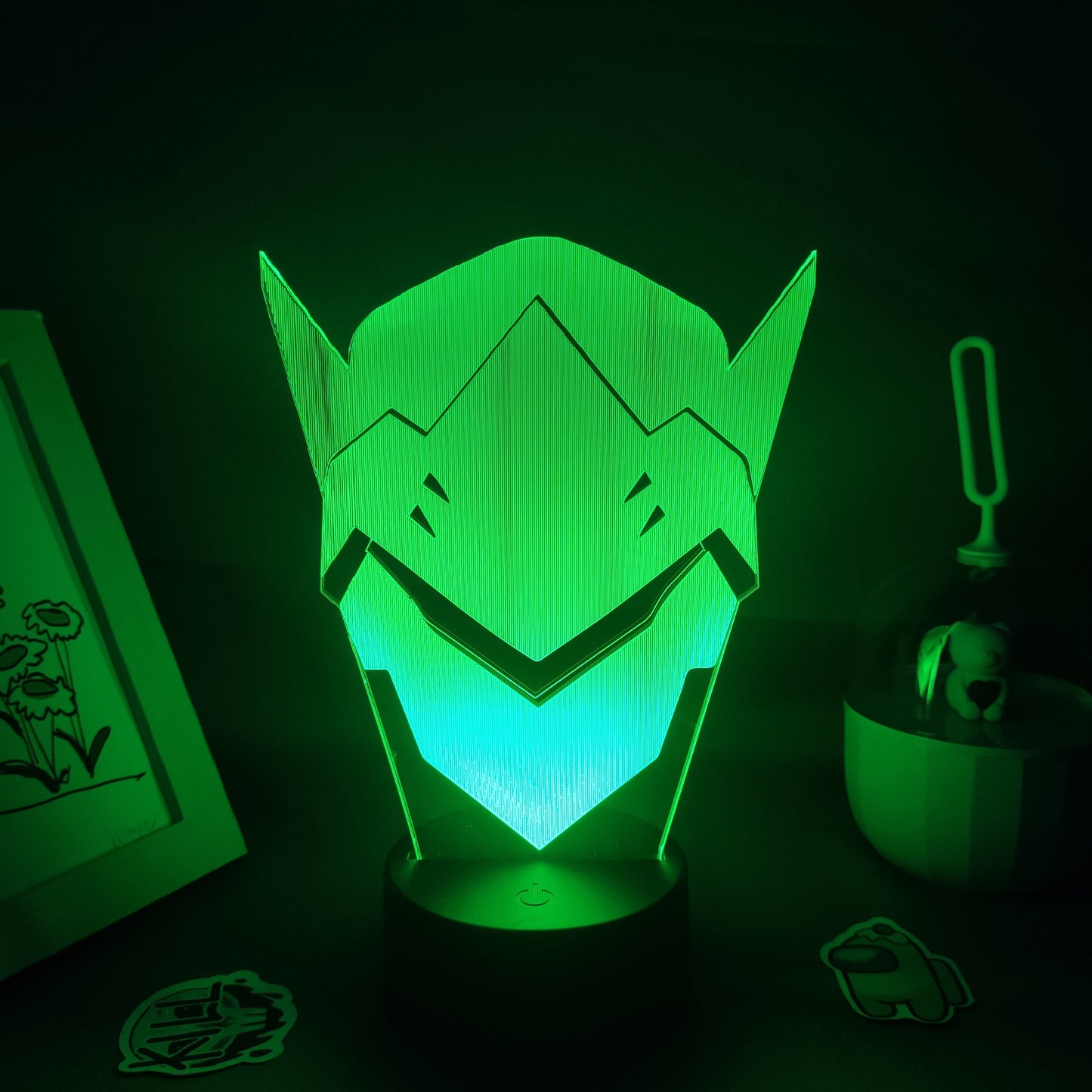 OW Game Figure Shimada Genji 3D Lamps